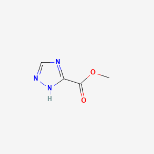 Chemical structure of Methyl-1H-1,2,4-triazole-3-carboxylate
