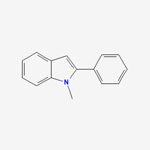 Chemical structure of 1-Methyl-2-phenylindole