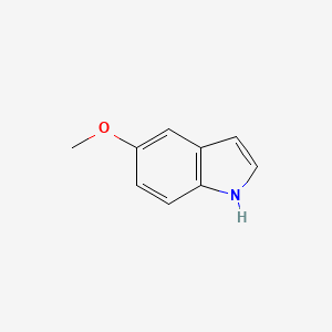 Chemical structure of 5-Methoxyindole