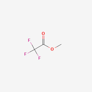 Chemical structure of Methyl trifluoroacetate