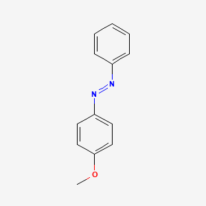 Chemical structure of 4-Methoxyazobenzene