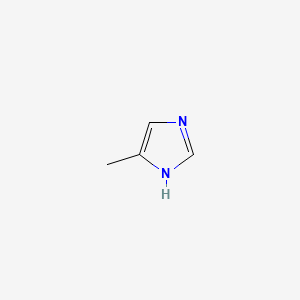 Chemical structure of 4-Methylimidazole