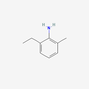 Chemical structure of 2-Methyl-6-ethylaniline