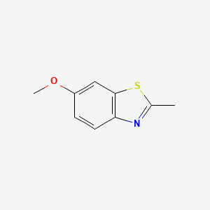 Chemical structure of 6-Methoxy-2-methylbenzothiazole