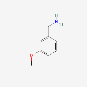 Chemical structure of 3-Methoxybenzylamine