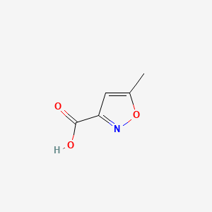 Chemical structure of 5-Methylisoxazole-3-carboxylic acid