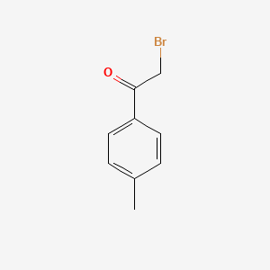 Chemical structure of 2-Bromo-4'-methylacetophenone