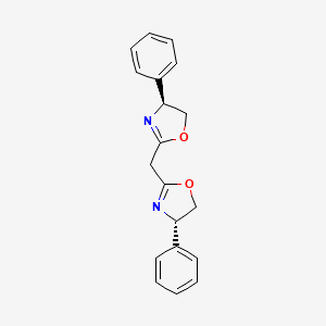 Chemical structure of 2,2′-Methylenebis[(4S)-4-phenyl-2-oxazoline]