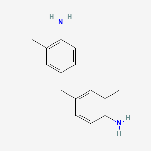 Chemical structure of 4,4'-Methylene-bis(2-methylaniline)