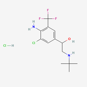 Chemical structure of Mabuterol hydrochloride