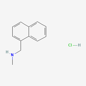 Chemical structure of N-Methyl-1-naphthylmethylamine Hydrochloride