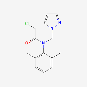 Chemical structure of Metazachlor