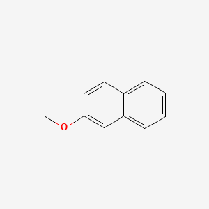 Chemical structure of 2-Methoxynaphthalene
