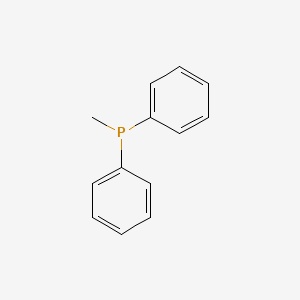 Chemical structure of Methyldiphenylphosphine