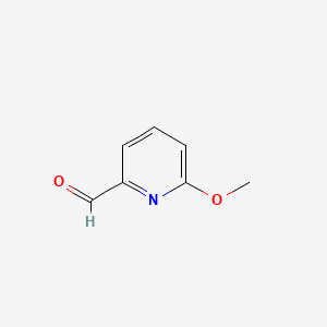 Chemical structure of 2-Methoxy-6-pyridinecarboxaldehyde