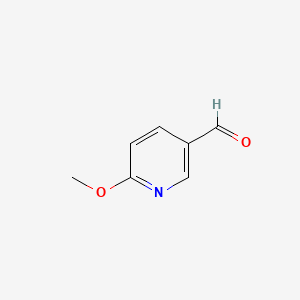 Chemical structure of 6-Methoxypyridine-3-carbaldehyde