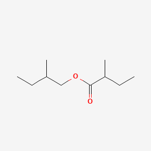 Chemical structure of 2-Methylbutyl 2-methylbutyrate