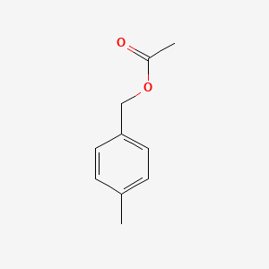 Chemical structure of 4-Methylbenzyl acetate
