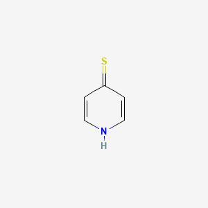 Chemical structure of 4-Mercaptopyridine