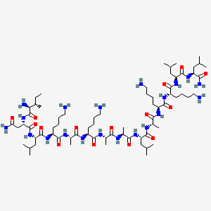 Chemical structure of Mastoparan 17