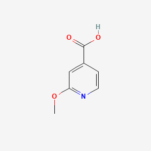 Chemical structure of 2-Methoxyisonicotinic Acid