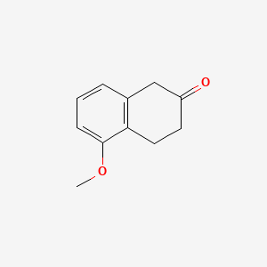 Chemical structure of 5-Methoxy-2-tetralone
