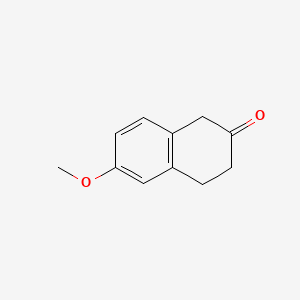 Chemical structure of 6-Methoxy-2-tetralone