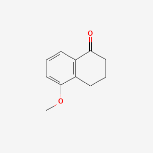 Chemical structure of 5-Methoxytetralone