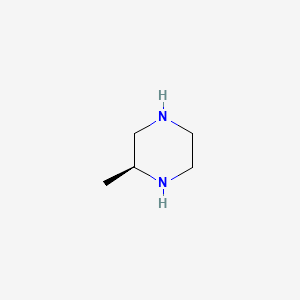 Chemical structure of 2-Methylpiperazine, (S)-