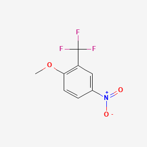 Chemical structure of 2-Methoxy-5-nitrobenzotrifluoride