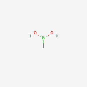 Chemical structure of Methylboronic Acid
