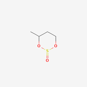 Chemical structure of 4-methyl-1,3,2-dioxathiane 2-oxide