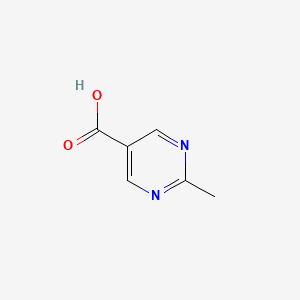 Chemical structure of 2-Methylpyrimidine-5-carboxylic acid
