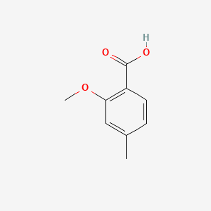 Chemical structure of 2-Methoxy-4-methylbenzoic acid