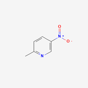 Chemical structure of 2-Methyl-5-nitropyridine