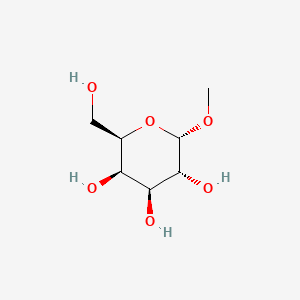 Chemical structure of Methyl a-D-galactopyranoside