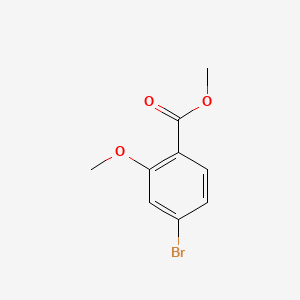 Chemical structure of Methyl 4-bromo-2-methoxybenzoate