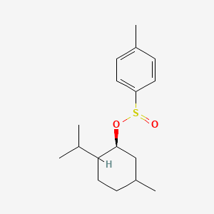 Chemical structure of (1R,2S,5R)-(-)-Menthyl (S)-p-Toluenesulfinate