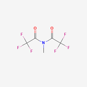 Chemical structure of N-Methyl-bis(trifluoroacetamide)
