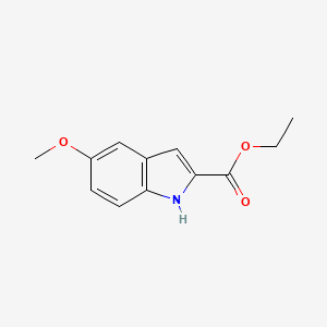 Chemical structure of Ethyl 5-methoxyindole-2-carboxylate