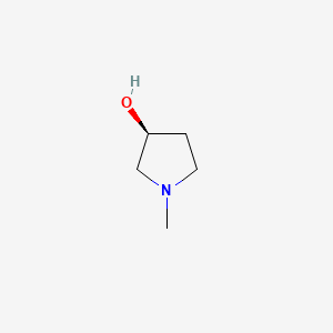 Chemical structure of 1-Methyl-3-pyrrolidinol, (+)-