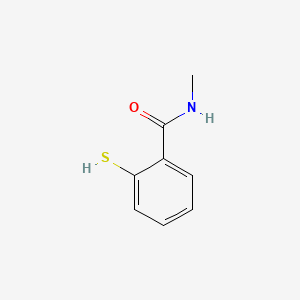 Chemical structure of 2-Mercapto-N-methylbenzamide