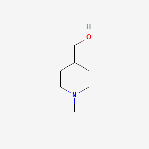 Chemical structure of 1-Methyl-4-piperidinemethanol