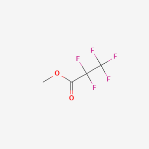 Chemical structure of Methyl Perfluoropropionate
