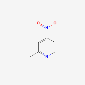 Chemical structure of 2-Methyl-4-nitropyridine