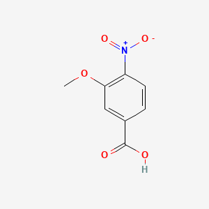 Chemical structure of 3-Methoxy-4-nitrobenzoic acid