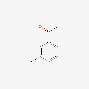 Chemical structure of 3-Methylacetophenone