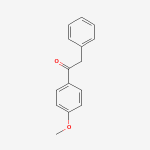 Chemical structure of 4'-METHOXY-2-PHENYLACETOPHENONE