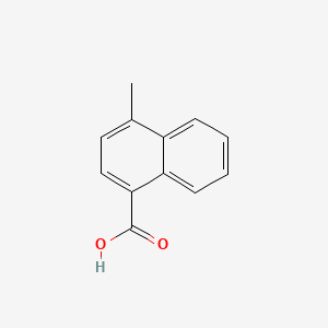 Chemical structure of 4-Methyl-1-naphthoic acid