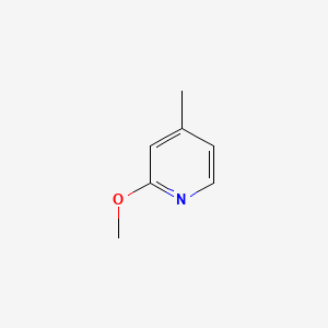 Chemical structure of 2-Methoxy-4-methylpyridine
